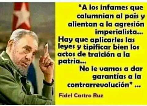 Como Fidel asi pensamos los revolucionarios cubanos, disposición para defender la patria se sobran y al precio que sea necesario. #Cuba #CubaPorLaPaz #SantiagodeCuba #CubaPorLaVida
#TodosJuntos #M26Vivo