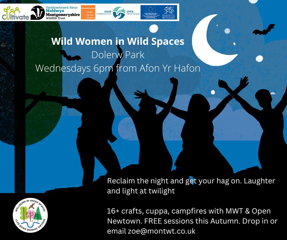 MontWildlife's tweet photo. Wild Women last week
Lots of laughs, natural crafting and lovely time outside enjoying the sounds of #DolerwPark at night.
Join us Wednesdays from 6pm
Wellbeing in Wild Spaces #Ecotherapy #naturalcraft https://t.co/yC5JBjxmTk