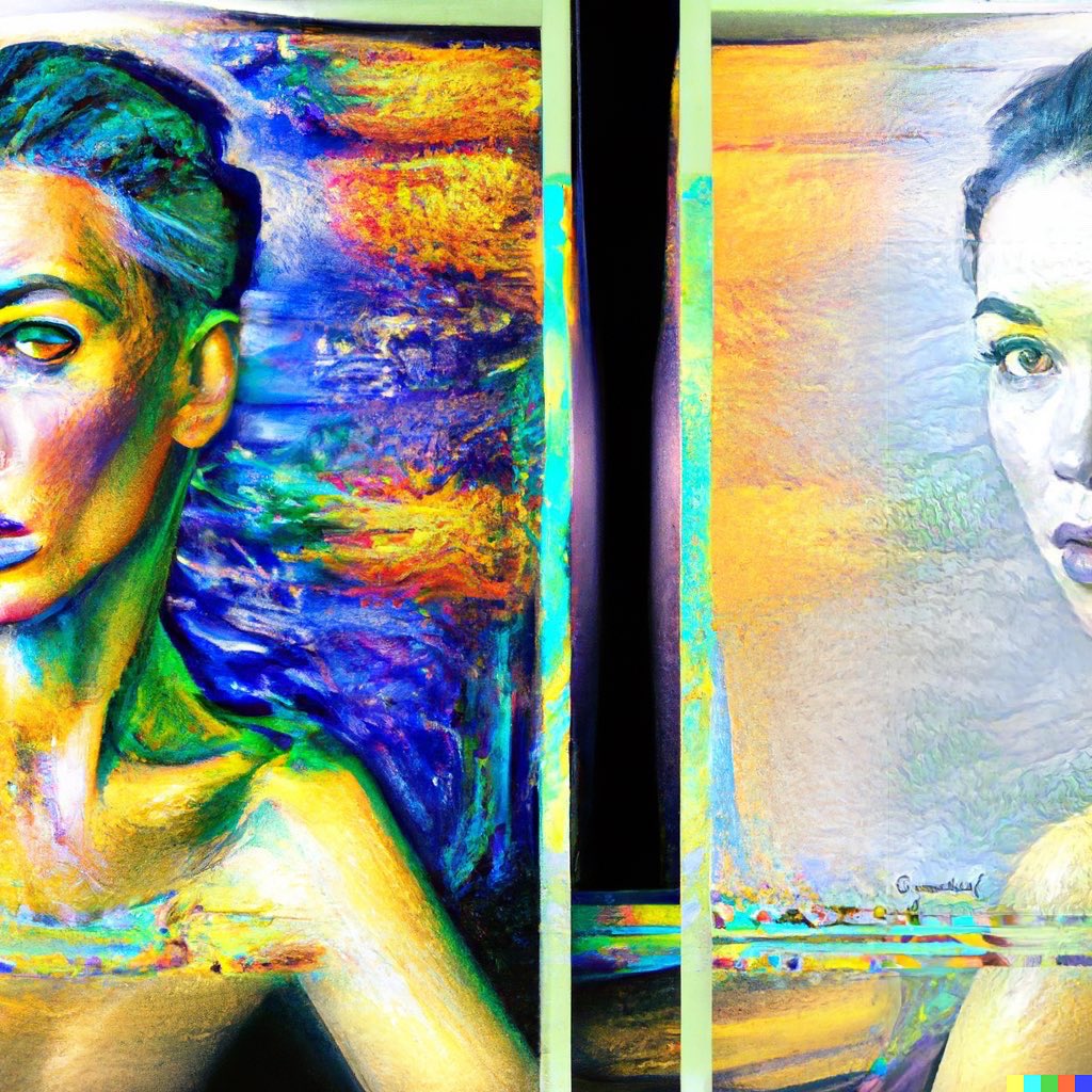yoleqr's tweet photo. Dolce Far Niente 🪷 • #WIP #dolcefarniente

#femalegaze #glitchart  #digitalart #abstractart #glitche #NFTart #newmediaart #contemporaryphotography #nftcommunity #cryptoart #glitchartist #NFTartist #dalle 
#aiart #ai #ai #photography #selfportrait #selfportraitphotography https://t.co/oH3bdpM62b