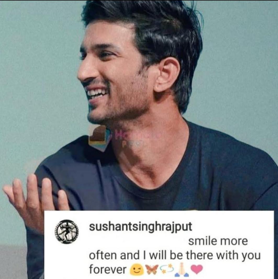 AMKR17612430's tweet photo. @itsiram_02 @ParadoxSsrian @SnehalKhajure1 @itsSSR @BinduNa42272085 @itsSSR_2186 @karu28Aug @sushantssmile @atasi_mandal @itsanubha @ssrstan4ever Smile karna padega... Ab🥰
❣️"♾️ SushThanks" @itsiram_02
for bringing the perfect answer on table... #SushMagic 🌎...
#MyBrotherTheBest
#SushantSinghRajput𓃵 https://t.co/HOesqyXBh7