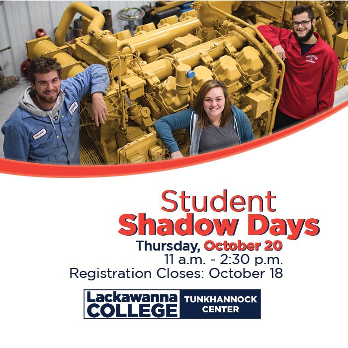 See what it’s like to be a Petroleum &amp; Natural Gas student at our Shadow Day on Thursday! Get to know our staff, faculty and students as you tour our facilities and learn about our curriculum. Register now before it's too late!