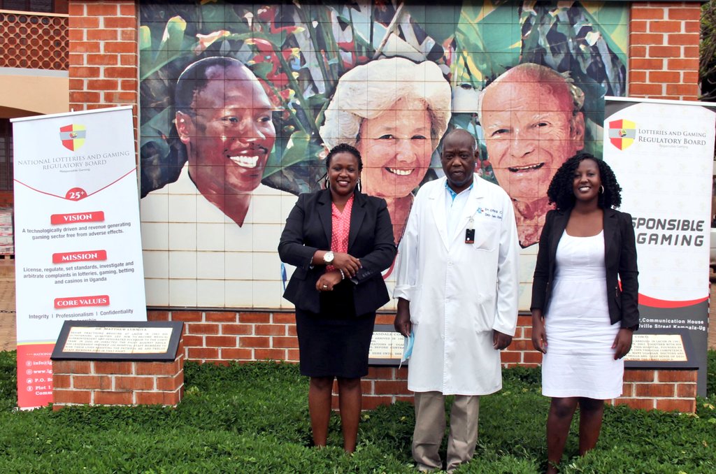 lgrb_uganda's tweet photo. Earlier: We're at @lacorr hospital in Gulu for a consultative meeting to establish a strategic program through which  individuals needing assistance with problem gambling can receive a referral to a trained treatment provider for assessment and treatment.
#ResponsibleGaming https://t.co/lb7u04yiDn