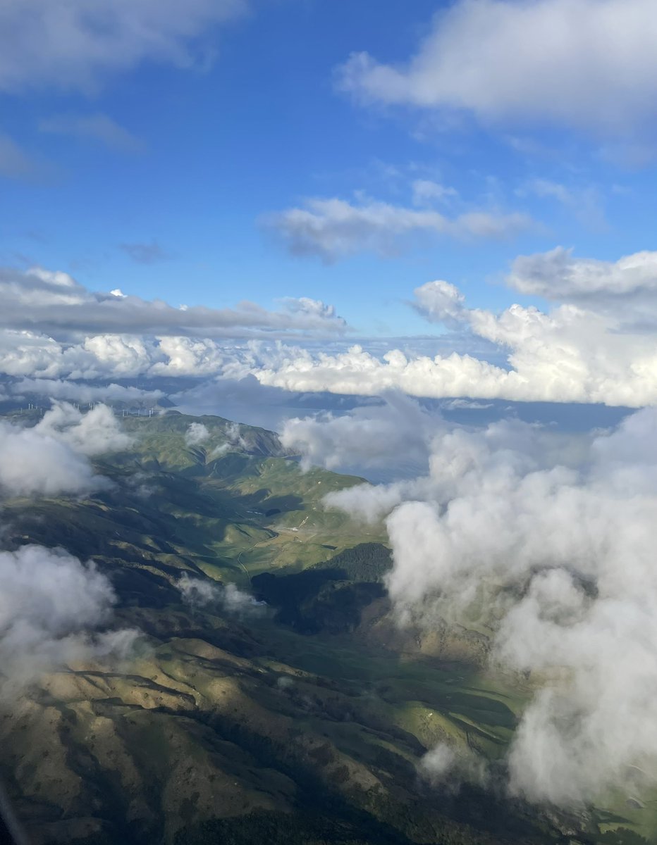 DrSarahNicolson's tweet image. Wall of cloud guarding the crazy calm Wellington harbour this morning. Flying in for the @ANZCA NZ National Committee meeting Thursday ahead of #CSCwgtn2022 and #NeuroSIG22. Thanks to the Wellington office for hosting, and putting on such a beautiful day