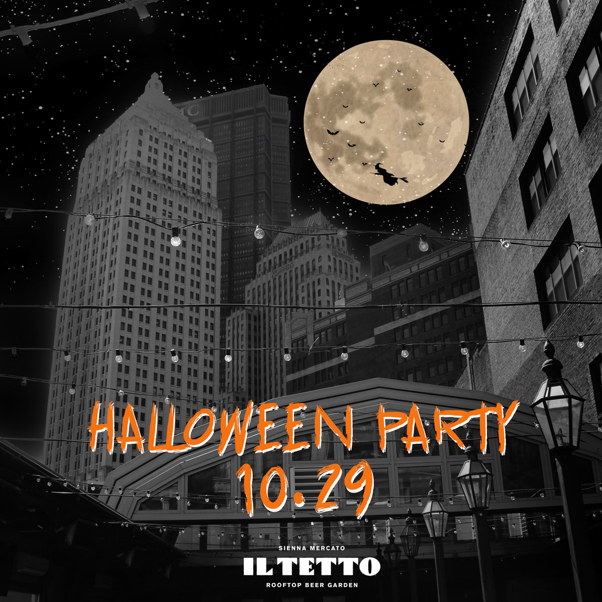 SiennaMercato's tweet photo. 👻Il Tetto's 2022 Halloween Party is ALL DAY LONG on October 29th featuring Casamigos Tequila specials and a costume contest with a grand prize of $300 cash 💸
#pittsburghrestaurants #explorepittsburgh #visitpittsburgh #pittsburghhalloween #halloween2022 #pittsburghhalloweenparty https://t.co/C96arRSBQq