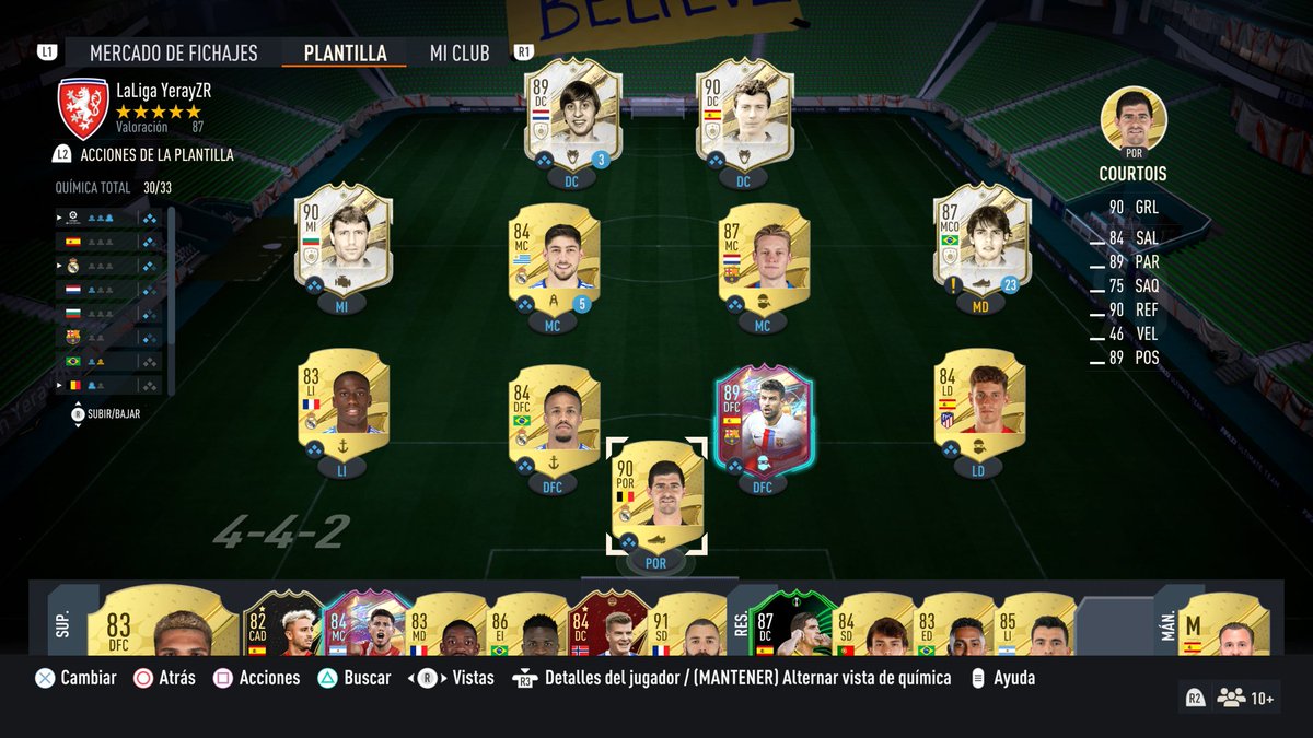 Finalmente, esta temporada a mi también me toca jugar los Drafts de la eLaLiga con estos guerreros ⚔️

Los partidos de hoy en el Draft #1 fueron:

Ronda 1: Free Win ✅
Ronda 2: 4-1 RQ ✅

A por ello! 💪