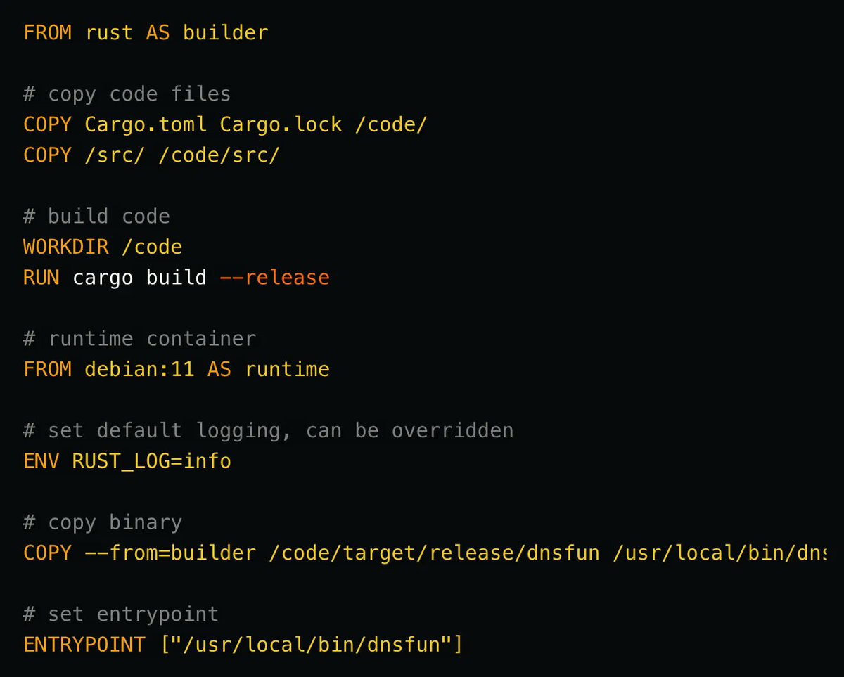 0xor0ne's tweet photo. Cool tutorial on how to write a DNS server using #Rust

Blog post: https://t.co/U12XjeknC7 
GitHub repo: https://t.co/PN200fppa5 

#learning #dns #rustlang #infotech #InformationTechnology https://t.co/3gqWhfnn8L