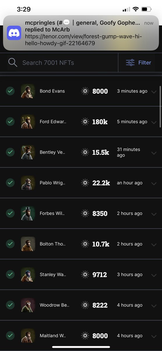 PetricVince's tweet image. Congratulations to the new King 👑 of @the_ape_society my wife @kpetric2017 made one of the best plays ever on this one . See you late Ford Edwards was great knowing you !! Thanks for the fun times . #Cardano #Nfts will change lives ! #BluechipNFT