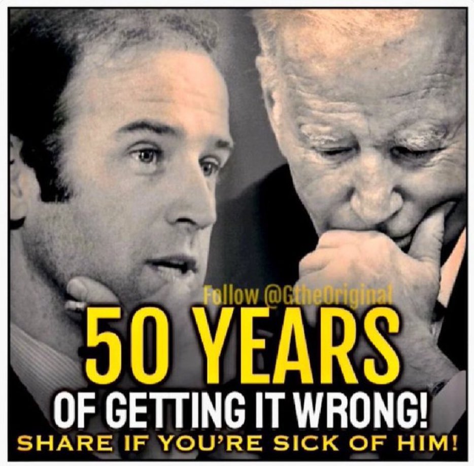 @JoeBiden So far all your @JoeBiden policies have caused nothing but inflation, high crimes & unsafe streets, cartel’s heaven for drugs and human trafficking, sky high gas prices, higher interest rates, so on & on! Vote Republican to fix all these problems!
