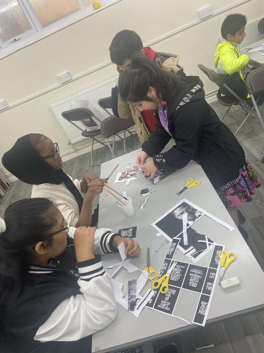 THEBCOM1's tweet photo. A wonderful piece of art created by children at BCoM’s Saturday Youth club along with children from BSCA is on display at Bolton Museum to mark Black History Month #unityalliance #unityalliancebolton #BSCA #boltoncouncil #Blackhistorymonth2022 https://t.co/g9fWplc8Ux