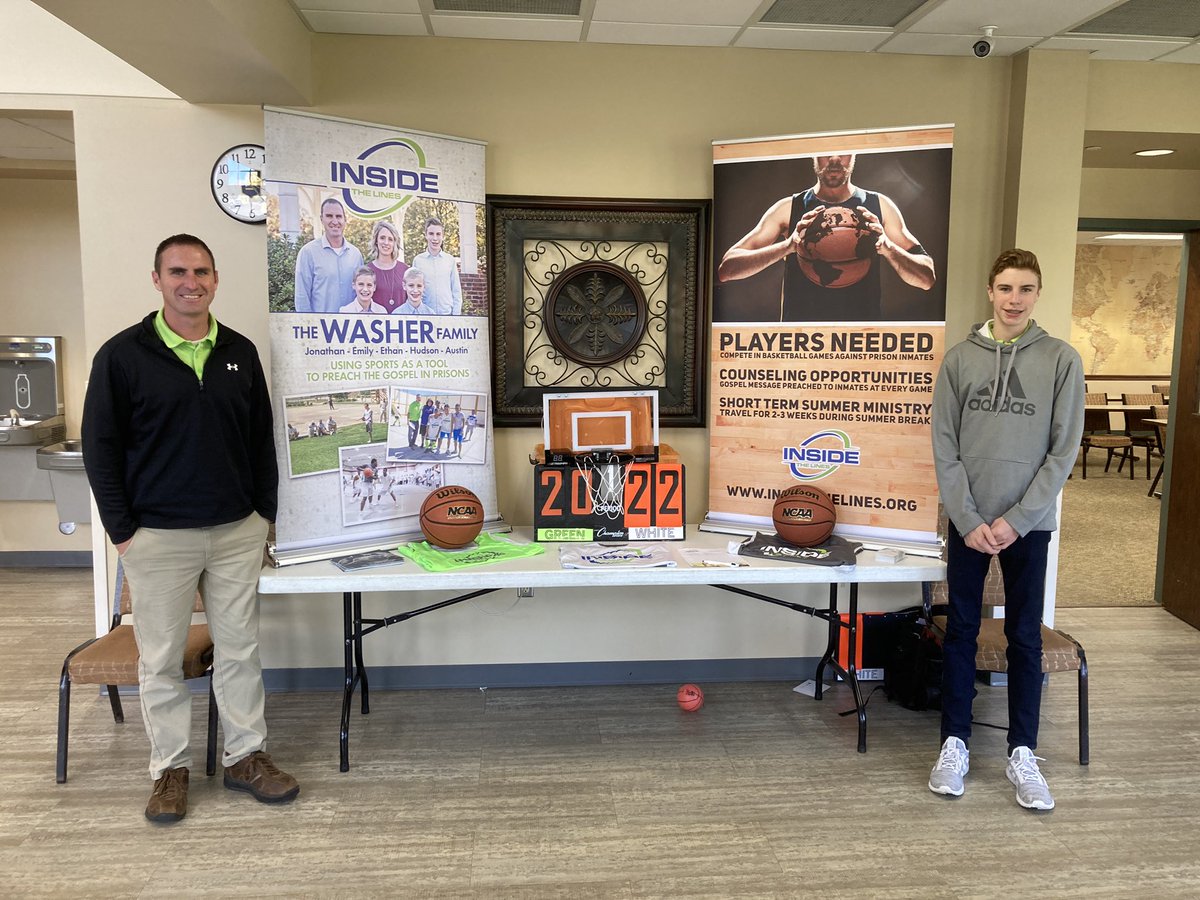 WasherJonathan's tweet photo. So thankful for the chance for my oldest son and I to recruit summer bball players @MaranathaEDU https://t.co/XMLoThVFDP