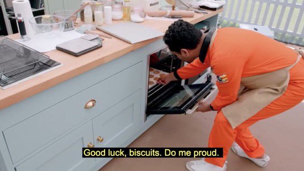 ShipItUK's tweet photo. Loving Abdul being absolutely wholesome to his biscuits 🥰🥰🥰#GBBO https://t.co/U6CotZj6Cg