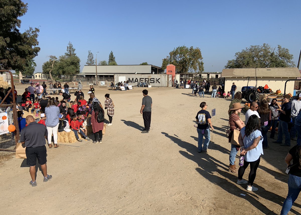 holtermanndave's tweet photo. @centralhs_ Ag Department hosting a Pumpkin Patch event for @CentralUSD Kindergartners.  Our students ran the whole thing under the supervision of Ms. Ramirez!  Awesome work and way to connect students to Ag learning. https://t.co/IbBtJxbuRp
