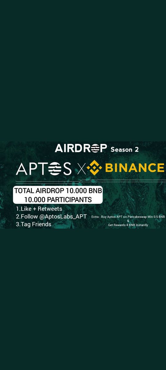 monjoe243's tweet photo. @AptosLabs_APT 0xea1366b025e40E2d4A0026A0D6A62d6f3592602D https://t.co/CLJiZdp5XF
