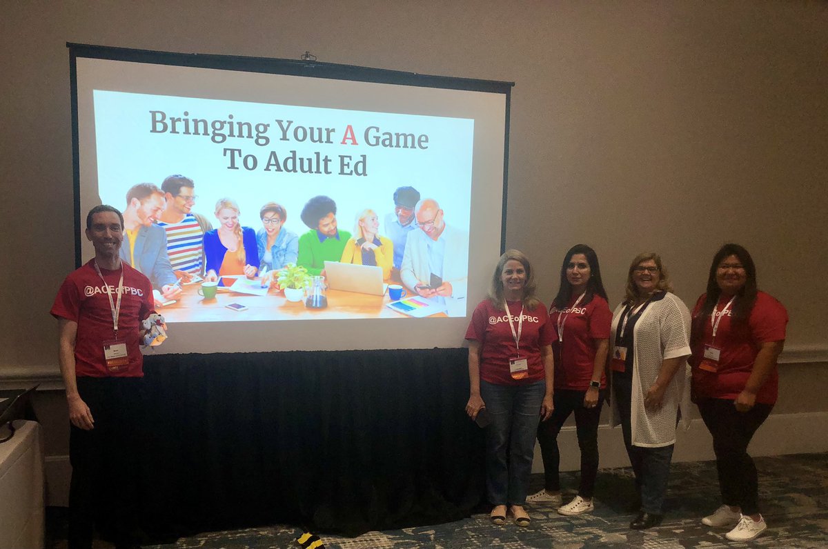 #TeamPalmBeach 🍎 Bringing Their “A” Game to the #ACEconference2022 <a href="/ACEofPBC/">Adult & Community Ed</a>