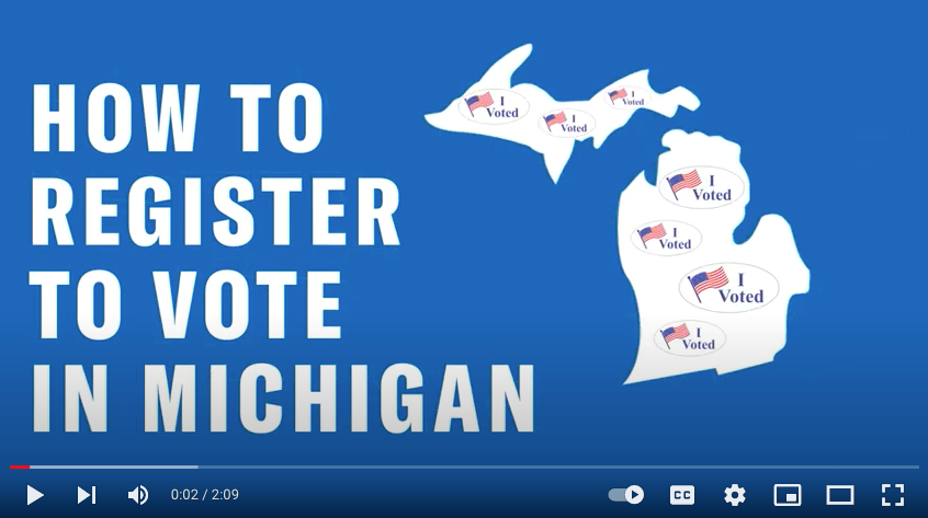 Registering to vote in Michigan has never been easier. Check out our step-by-step video – then make sure you’re registered and ready to vote. #MIVoting
youtube.com/watch?v=KojPEz…