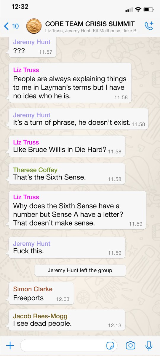 EXCLUSIVE: Leaked Conservative crisis summit WhatsApps.