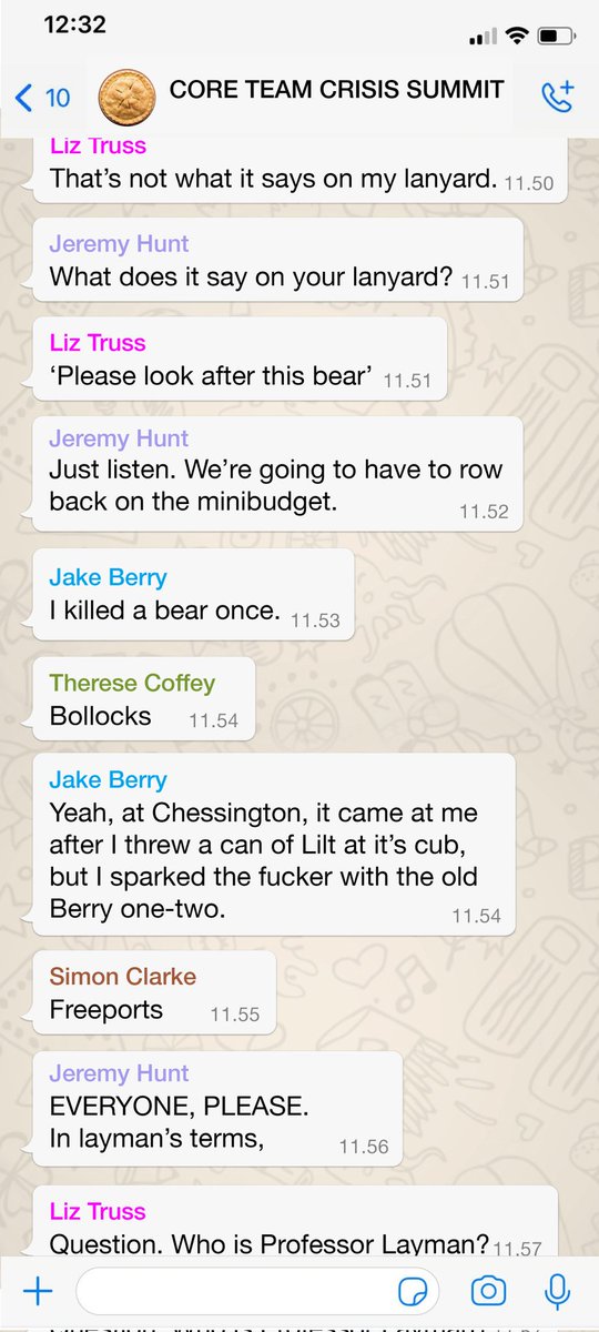 mrhenrymorris's tweet image. EXCLUSIVE: Leaked Conservative crisis summit WhatsApps.