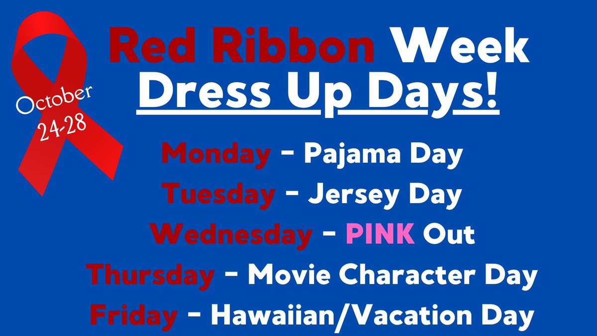GoGenerals2005's tweet image. Get ready Generals! It’s almost Red Ribbon Week!