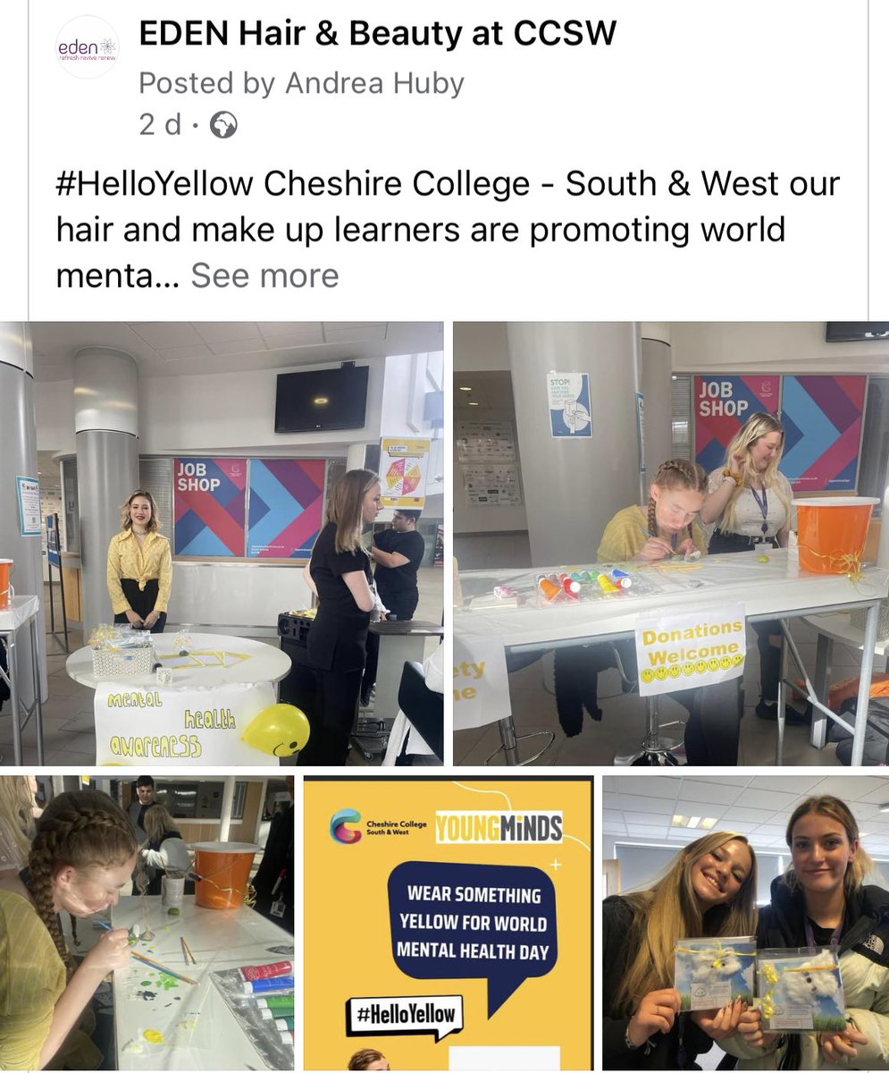 Hair & Beauty @ Cheshire College- South & West tweet media