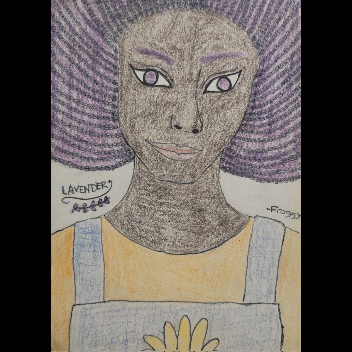 Greuh_Nouille's tweet photo. ENBY(AN)KTOBER
DAY 18: One of your OC
Lavender:enby,polyA,enbian.Aime bien se balader partout dehors,escalader des choses en étant toujours pieds nus!Ses cheveux sont littéralement de la lavande.Toujours plein·e d'énergie.(TDAH) Assez androgyne,personne ne sait son agab.Aveugle https://t.co/rWFR6LQIn1
