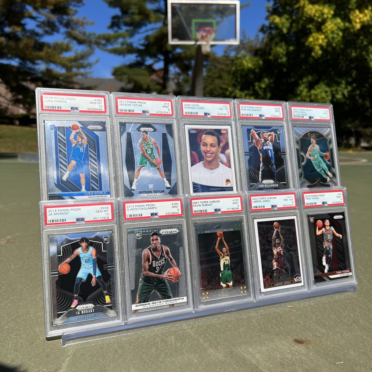 SlabShelf's tweet photo. @PSAcard We’re ready to tip-off! https://t.co/XA6RuZASTK