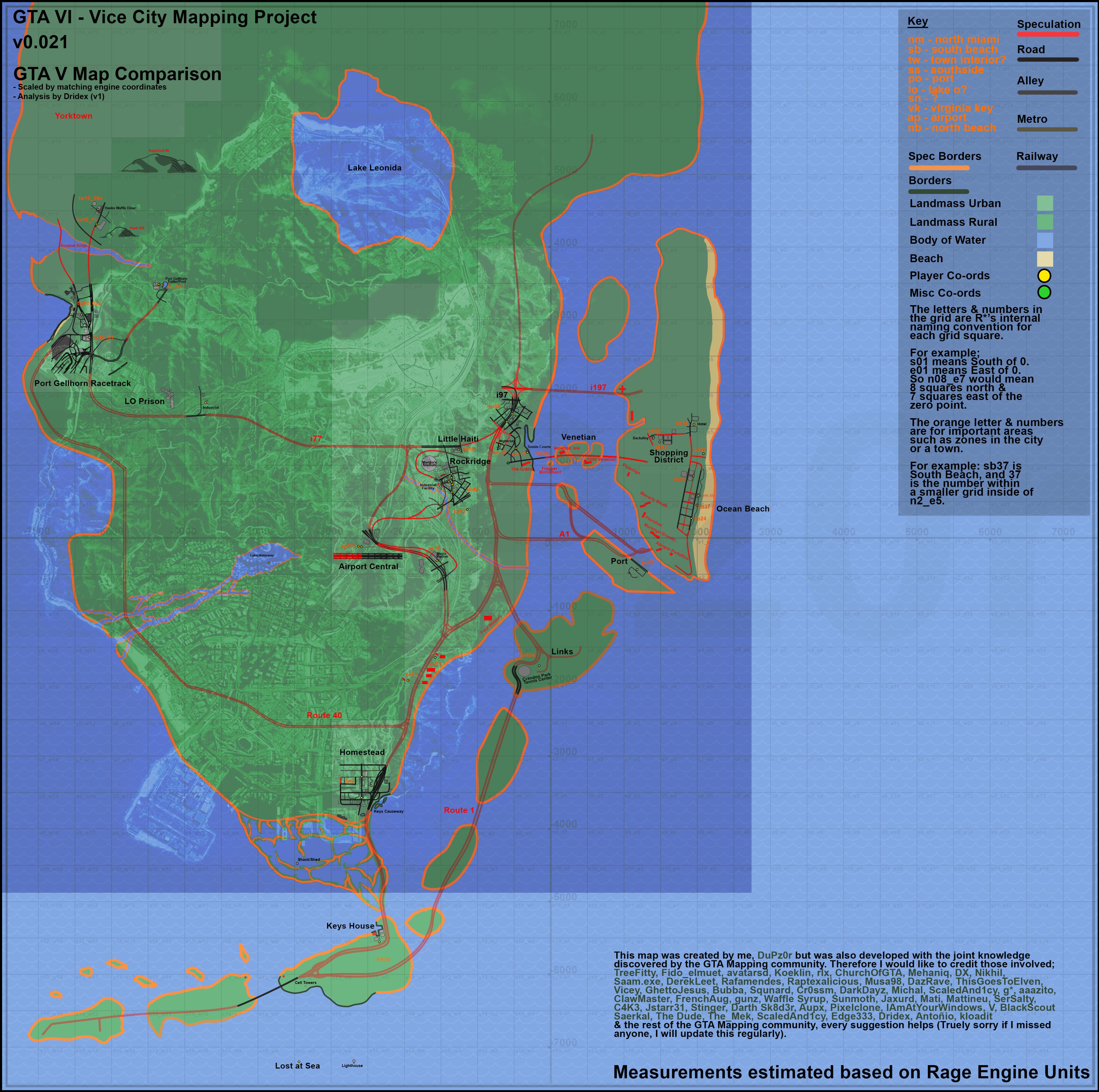 I lined up the GTA V coordinates with the GTA VI coordinates found