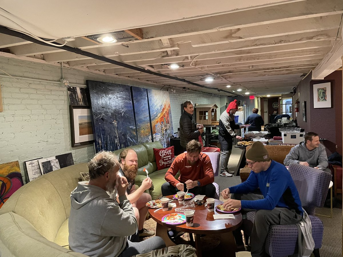 F3_Fargo's tweet image. Sixteen PAX gathered in the Gloom at #TheHill this morning for some coupon appreciation. Afterwards, some #SecondF and warm coffee &amp;amp; food was a welcome delight courtesy of @babbscoffeehous #SYITG #Grind