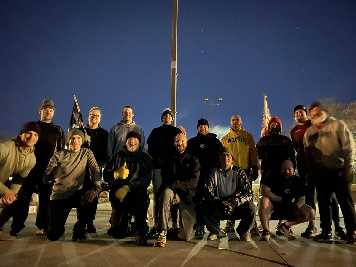 F3_Fargo's tweet image. Sixteen PAX gathered in the Gloom at #TheHill this morning for some coupon appreciation. Afterwards, some #SecondF and warm coffee &amp;amp; food was a welcome delight courtesy of @babbscoffeehous #SYITG #Grind