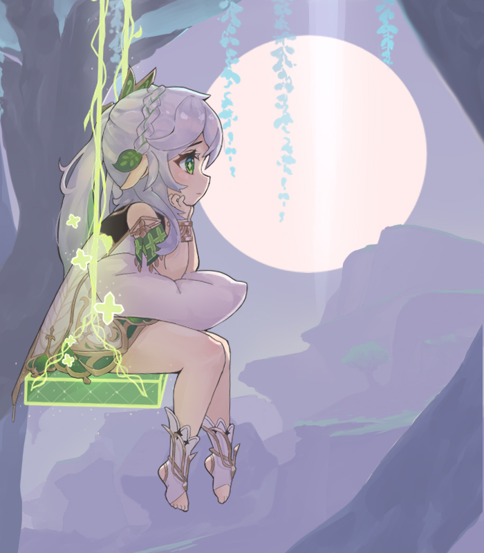 PsymonEak's tweet image. Melancholic #Nahida...