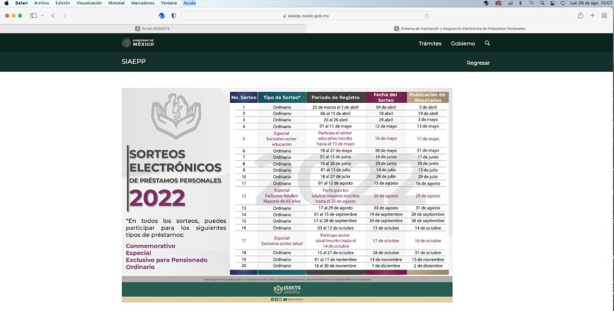 ISSSTE_mx's tweet photo. 📰 #COMUNICADO
Entrega Issste 22 mil 282 préstamos personales en el décimo sexto sorteo. 
🔗https://t.co/K1ARFt1PAx https://t.co/tI9cNJ93DA