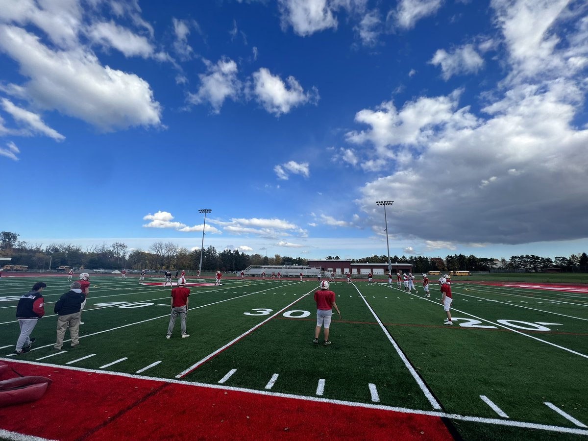 The turf is officially ready! The Dutchmen will be playing home 7:00 against Shaker Friday for senior night!