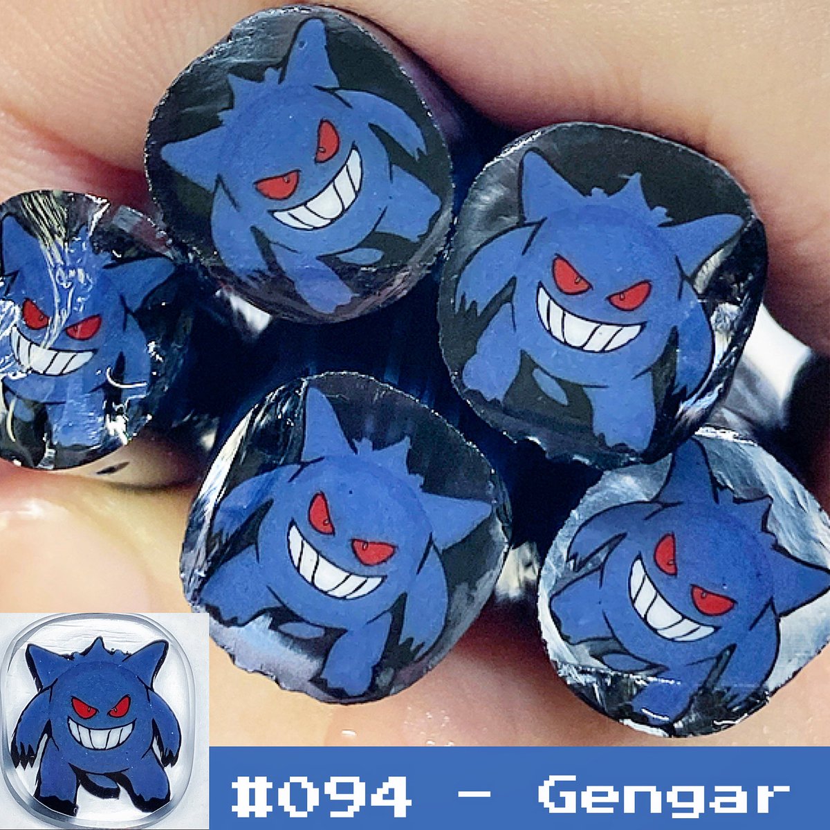 Gengar milli available now in cane and coins 👻🙌 DM me to catch em!
