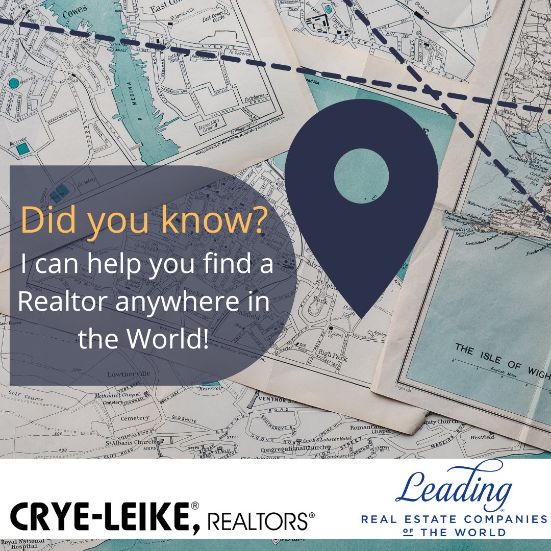 Did you know I can help you find a Realtor *anywhere* in the world? It's true! So if you're planning on selling or buying, I can still help.  Just have questions, but don't know who to ask? I'm more than happy to help. #homesbyrae #cryeleikerealtors #chattanoogatn #realtor