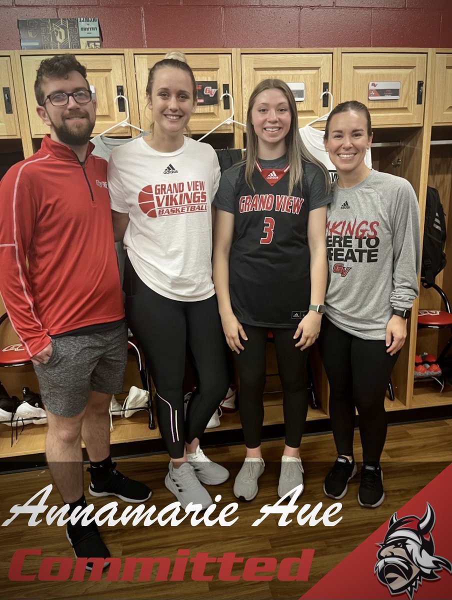 I am super excited and grateful to announce that I will be continuing my athletic and academic career at Grand View University! Thank you coach Storh and the other coaching staff for this amazing opportunity! #GoVikings <a href="/gv_wbb/">GVU WBB</a>