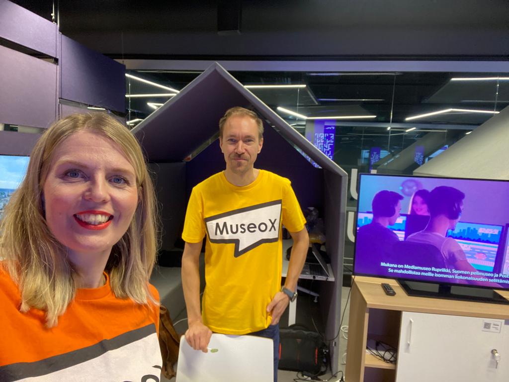 Mielenkiintoinen päivä takana Tampereen yliopiston ja Microsoftin järjestämässä Inclusive Cities -hackathonissa kollegojen Mikko Nykänen &amp; Niklas Nylund on kanssa. MuseoX oli vähintäänkin talk of the town! 
#tuni #inclusivecities #paidia #nokiaarena #museox
