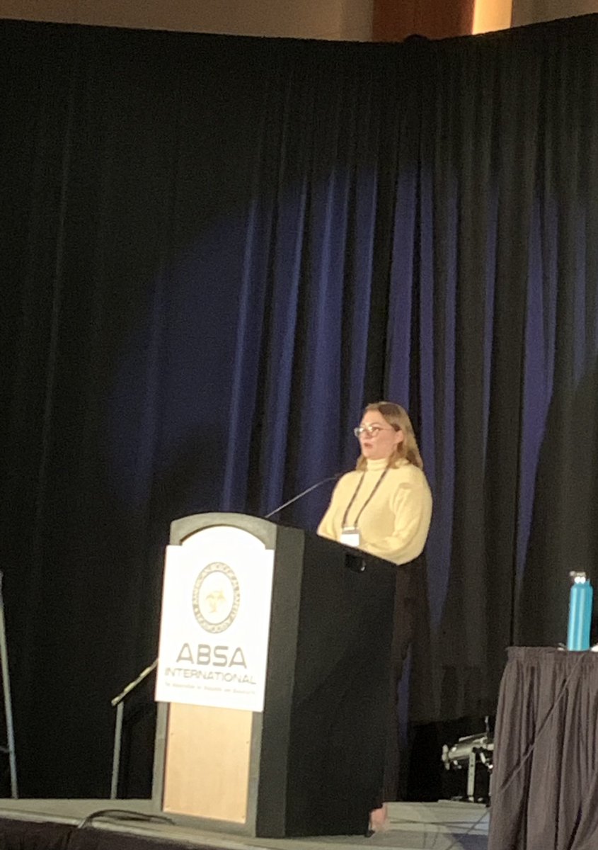 Our 2021-22 ERGP fellow and GU biohaz student Dana Krauss giving an excellent talk on public biosafety <a href="/gubiohaz/">GU Biohaz Program</a> #biosafetyWi2022