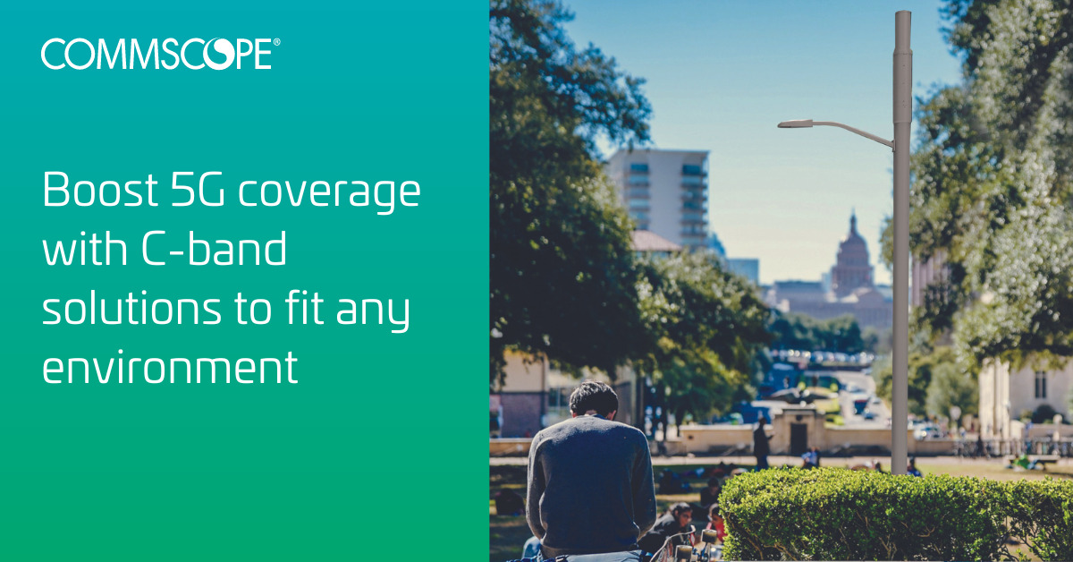 JasonBawcom's tweet photo. Unlock the capacity and spectrum benefits of C-band. CommScope Metro Cell integrated, concealed C-band solutions work great with OEM radios. Read our fact sheet to learn more. 
#Cband #SmallCell #MetroCell #SmallCellCband #5G https://t.co/x5YeqtMT7k https://t.co/l2GiuIqenx