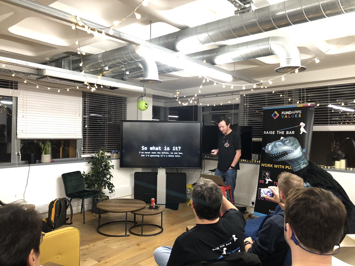 leamladineo's tweet photo. Another @LondonDotNet meetup in our space at @FundApps. We are so grateful that we can give back to the community and learn something while doing so!
Thank you @dylanbeattie for organising, and @markrendle and @PoornimaNayar for the talks https://t.co/eiufBxHq3I