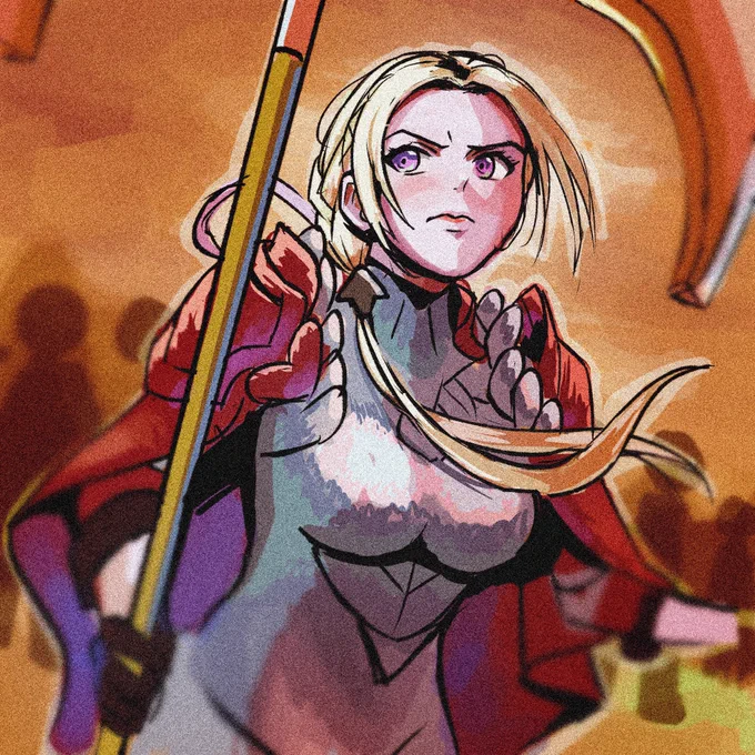 I've been drawing Edelgard a lot lately  