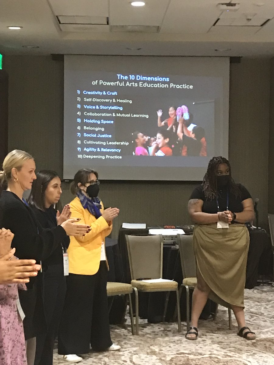 AyizeS's tweet photo. Nice! During the #EdFunders22 in #AustinTX, I got a chance to experience some of the #PowerOfArtsEducation w/ a #RhythmCircle & #ClapCircle and then played #REVOLVEgame by @reschool @dijoni @Edfunders @AMIUSA @IndigenousChLdr @selmekki @dochjamil @SarojaWarner #EdFundersLive https://t.co/9SARCjl0C5