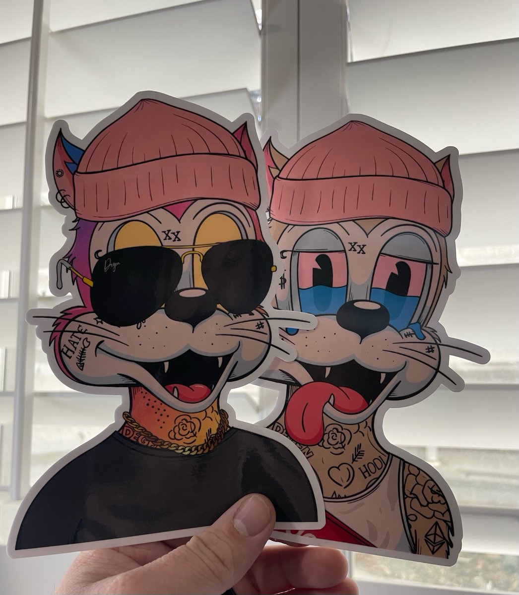 ferkjerbiden's tweet photo. 🚨FREE NFT STICKER PACK GIVEAWAY🚨
1) Like + RT 
2) Follow @TheDHMGroup @ferkjerbiden
3) Tag 3 friends

**Winner will receive a CUSTOM sticker pack of their #NFTs, not the image shown below. Must provide shipping address**

#NFTCommunity #Web3 #Stickers #Giveaway #DHMG #Toonz https://t.co/Xst3AsYHLR