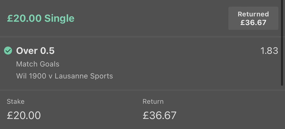 BIGDOGTIPS1's tweet photo. WINNER ✅

Let’s go Wil 1900 get the goal 💰

Like and follow if you was on 💙

#GamblingTwitter #inplay #betting https://t.co/jxCbsCdpM7