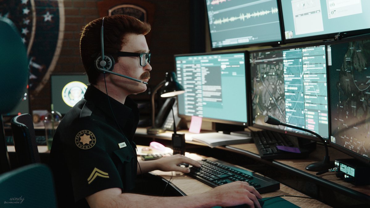 Richard Dark, RRU-388 is 10-41 on Dispatch. 3D art. #NopixelFanart #b3d <a href="/Sock_22/">Sock</a>