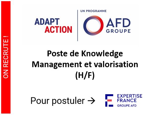 Vous êtes Knowledge Manager et vous souhaitez travailler sur des sujets passionnants en lien avec l'#adaptation au #changementclimatique, le programme #AdaptAction de <a href="/AFD_France/">Agence Française de #Développement (AFD) 🇫🇷 🇪🇺</a> vous offre l'opportunité 
<a href="/expertisefrance/">Expertise France</a> <a href="/cbuffet/">China Buffet</a> 

expertisefrance.fr/web/guest/on-r…