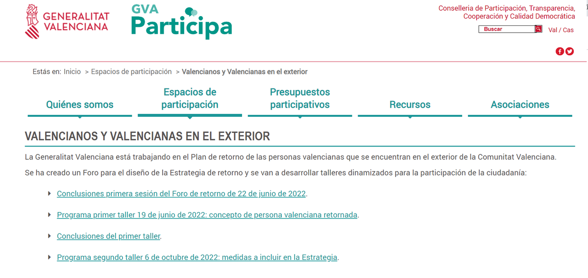Consejeria de Trabajo en Francia (@consejeriafr) on Twitter photo 📌La <a href="/generalitat/">Generalitat</a> está trabajando en el Plan de retorno de las personas👥valencianas que se encuentran en el exterior 🌎. 🤔Infórmate de los foros y talleres dinámicos que se han organizado 👉bit.ly/3gfwM0U y en retornogva.es 📌La <a href="/generalitat/">Generalitat</a> está trabajando en el Plan de retorno de las personas👥valencianas que se encuentran en el exterior 🌎. 🤔Infórmate de los foros y talleres dinámicos que se han organizado 👉bit.ly/3gfwM0U y en retornogva.es