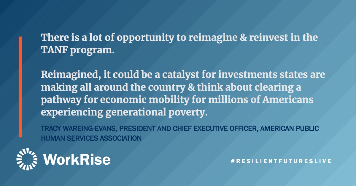 WorkRiseNetwork's tweet photo. From @wareingevans, President and Chief Executive Officer @APHSA1: https://t.co/4lSfqkiYSR
