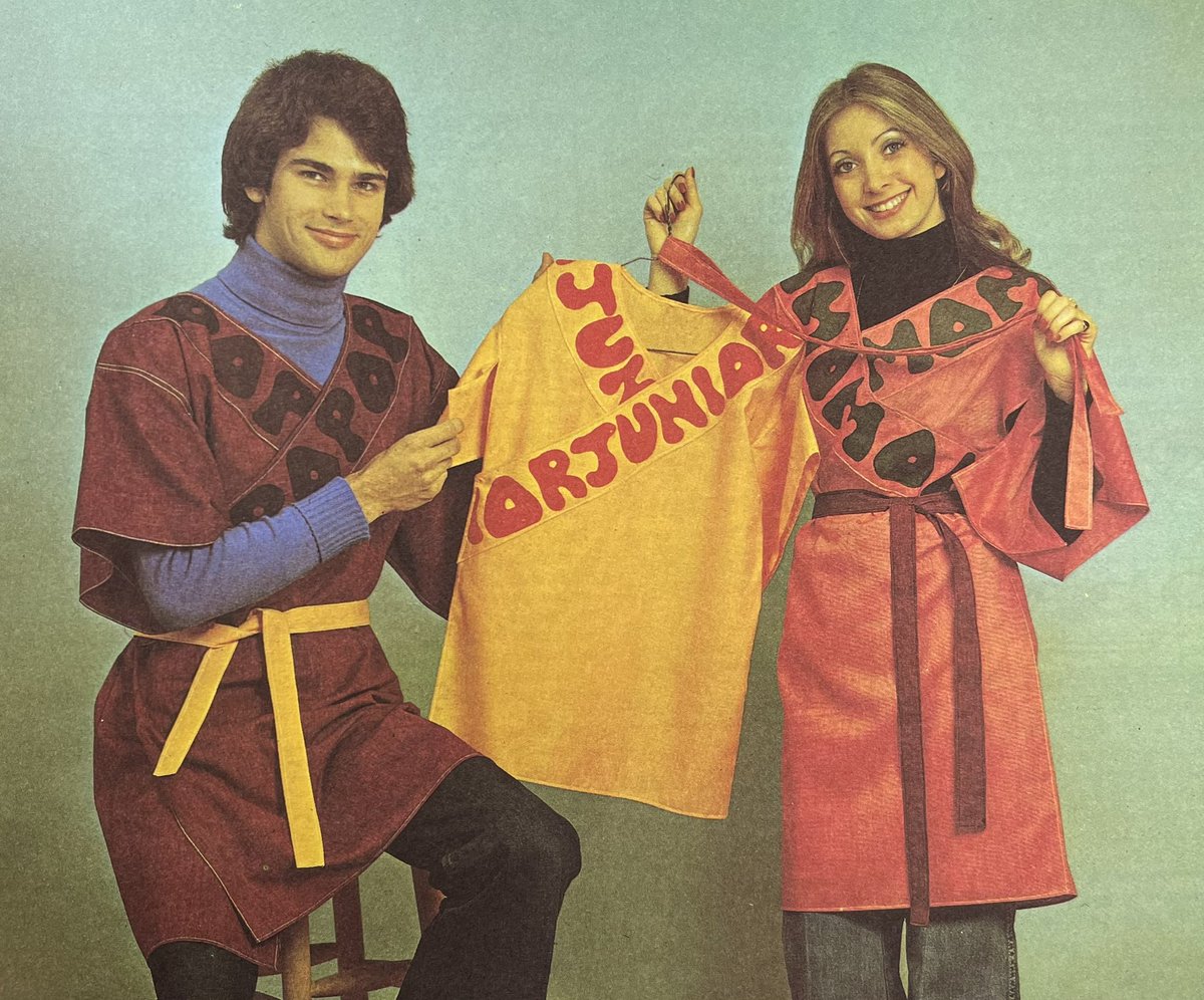 For the whole family… #1970s #applique #crafting #sewing #fashion