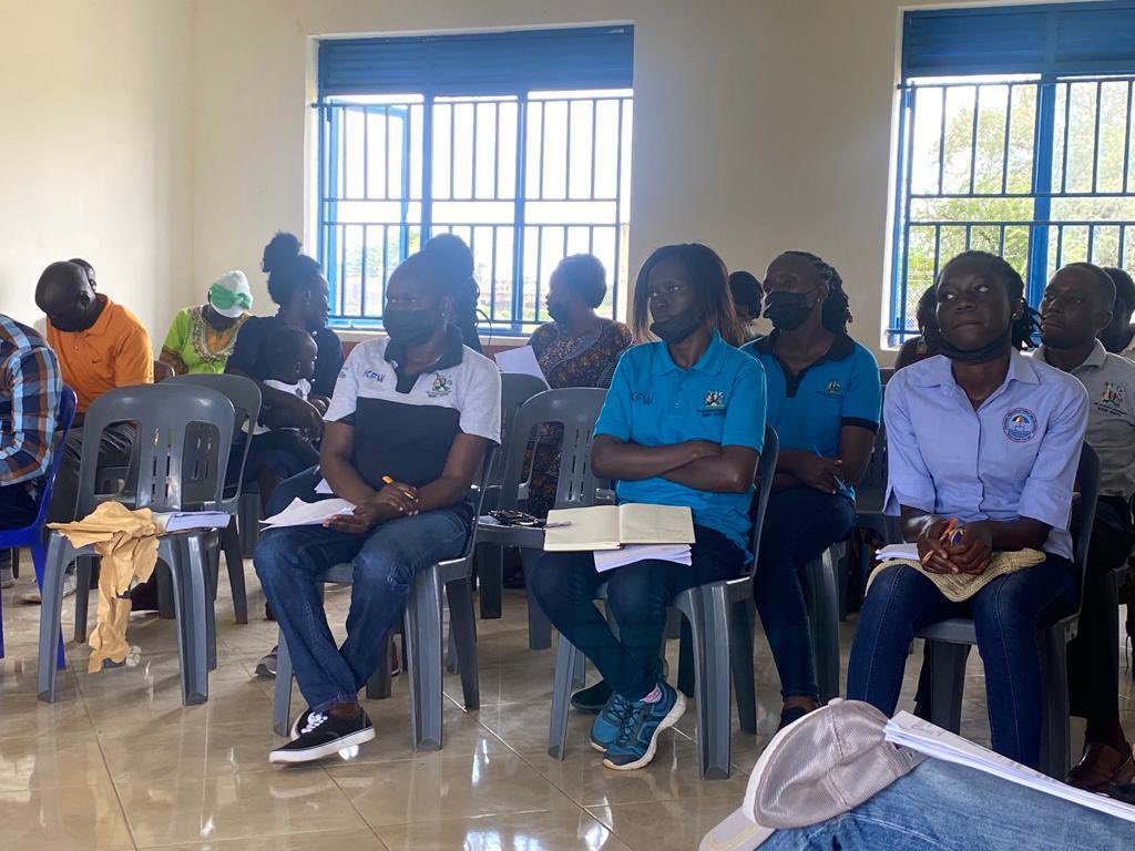 #MWEworks: The Water and Sanitation Development Facility-North Officials &amp; Stakeholders held the 12th site meeting &amp; inspected the construction of Bibia Elegu Rural Growth Centre Water Supply &amp; Sanitation Facilities in Amuru District. <a href="/GovUganda/">Government of Uganda</a> <a href="/okidi64/">Dr. Alfred Okot Okidi</a> <a href="/KfW/">KfW Bankengruppe</a> <a href="/KfW_FZ_int/">KfW Development Bank</a> <a href="/ktagwai/">KtAAgwai</a>