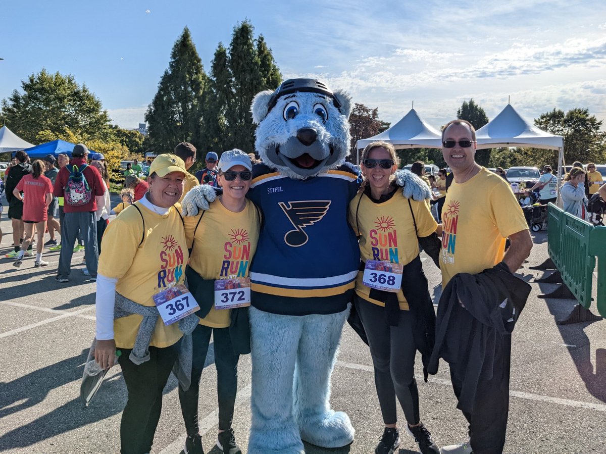 Unidev's tweet photo. It was a beautiful weekend to support one of our clients. We had a lot of fun at the @cardinalglennon SunRun!
#FutureDeserved @LouieSTLBlues https://t.co/gkAQSIJzKV
