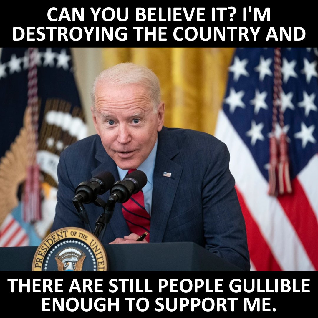 Joe Biden is the worst President of my lifetime and it's not close!